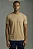 Camiseta Slim Ultra Leve Caimento Perfeito Bege - Imagem 1