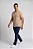 Kit 2 Camisas Polo Bege e Azul Marinho Algodão Magun Minimal - Imagem 6