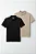Kit 2 Camisas Polo Preta e Areia Algodão Magun Minimal - Imagem 2