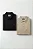 Kit 2 Camisas Polo Preta e Areia Algodão Magun Minimal - Imagem 1