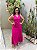 Vestido Pink com cinto - Imagem 3