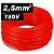 Cabo Flexível 2,5mm² 450/750V Metro - Imagem 1