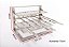 Churrasqueira Gourmet Pequena Completa Galvanizada Cor Preta Coifa 3 Águas com Vidros Incolor Lateral 4 espetos Grelha Moeda Suporte Suspenso Exaustor Duto e Capa Preta - Imagem 3