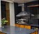 Churrasqueira Gourmet Pequena Completa Inox 430 Coifa 3 Águas com Vidros Incolor Lateral 4 espetos Grelha Moeda Suporte Suspenso Exaustor Duto e Capa - Imagem 1