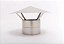 Churrasqueira Gourmet Pequena Completa Inox 304 Coifa 3 Águas com Vidros Incolor Lateral 4 espetos Grelha Moeda Suporte Suspenso Exaustor Duto e Capa - Imagem 5