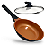 Frigideira 20CM de Ceramica e Indução  - Preto com Terracota - Imagem 1