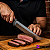 Faca Baron Profissional Artesanal Churrasco Super Afiada C/ Bainha - Imagem 3