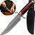 Faca Crimson Profissional Artesanal Churrasco Super Afiada C/ Bainha - Imagem 1