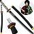 Katana Giyu Tomioka Demon Slayer Cosplay Lâmina Aço Inox + Bainha Trabalhada - Imagem 1