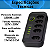 Extensão 5 Tomadas E 4 Usb 1 Pd Led Bivolt Power 110v/220v - Imagem 6