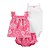 Conjunto Carter's - Body, blusa e short - Pom pom - Imagem 1