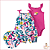 Conjunto Carter's - Body, Blusa e Short- Floral - Imagem 5