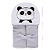 Toalha de Banho Felpuda com Capuz- Panda- Papi- 90cm x 70cm - Imagem 1