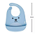 Babador de Silicone com Pega Migalhas Gumy - Buba - AZUL - Imagem 3