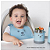 Babador de Silicone com Pega Migalhas Gumy - Buba - AZUL - Imagem 5