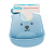 Babador de Silicone com Pega Migalhas Gumy - Buba - AZUL - Imagem 1