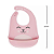 Babador de Silicone com Pega Migalhas Gumy - Buba - Rosa - Imagem 3