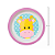 Prato Raso Buba Animal Fun-GIRAFA - Imagem 2
