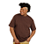 CAMISETA PLUS SIZE MARROM - Imagem 3