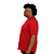CAMISETA PLUS SIZE PRETA VERMELHA - Imagem 2
