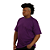 CAMISETA PLUS SIZE PRETA ROXA - Imagem 4