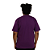 CAMISETA PLUS SIZE PRETA ROXA - Imagem 2