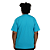 CAMISETA PLUS SIZE AZUL TURQUESA - Imagem 2