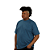 CAMISETA PLUS SIZE AZUL PETRÓLEO - Imagem 1