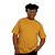CAMISETA PLUS SIZE MOSTARDA - Imagem 3