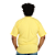 CAMISETA PLUS SIZE AMARELO BEBÊ - Imagem 2