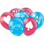 Balão Bexiga Arlequina - 25 Unidades Festcolor - Imagem 1