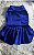 Vestido para Cães Girls Azul Royal com Rosa e Letras Bordadas -Gaby Moda Pet - Imagem 2