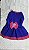 Vestido para Cães Moranguinho Cor Roxa com Rosa Laço Rosa com Moranguinho - Gaby Moda Pet - Imagem 3