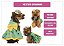 Vestido para  Cães Verde Doguinho com Laço Amarelo com Pérola - Gaby Moda Pet - Imagem 2