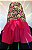 Vestido para Cães com Flowers Laço Rosa com Pérola - Gaby Moda Pet - Imagem 1