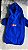 Roupa para Cachorro Inverno Moletom Azul Royal Baby com Capuz Gaby Moda Pet - Imagem 2
