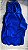 Roupa para Cachorro Inverno Moletom Azul Royal Baby com Capuz Gaby Moda Pet - Imagem 3