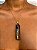 Pingente 7 Chakra com eletroplayting Dourado Turmalina Negra - Imagem 1