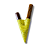 Kuripe de Bambu Amarelo Simples - Imagem 2