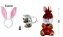 Kit Feliz Pascoa Coelho De Pelúcia Caneca De Porcelana 100ml e Tiara De Pelúcia - Imagem 1