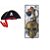 Kit Pirata Chapéu + 4 Peças Infantil Acessório Fantasia Elmo Cosplay - Imagem 1