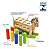 Cavalinho Pedagógico Balanço  Além de ser divertido por simular os movimentos de balançar é um brinquedo educativo, colorido, produzido em madeira e com pinos de encaixe.  Trabalha a coordenação motora e visual, orientação espacial, cores e formas, além d - Imagem 2