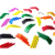 20 Apito Infantil 3 Furos Plastico Colorido Aniversario Cor Cores Sortidas - Imagem 1