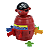 Jogo Pula Pirata Barril Pequeno - Imagem 1