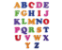 Alfabeto de Plástico 26 Peças Colorido - Imagem 3