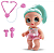 Boneca Bebê Bambola Papinha Rainbow Baby - Imagem 4