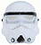 Máscara Stormtrooper Cosplay Fantasia Star Wars - Imagem 1
