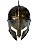 Capacete Chapéu Gladiador Romano Medieval 300 Elmo Cosplay Fantasia Oferta - Imagem 3
