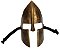 Mascara Gladiador Medieval Romano 300 Elmo Cosplay - Imagem 1