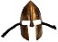 Mascara Gladiador Medieval Romano 300 Elmo Cosplay - Imagem 3